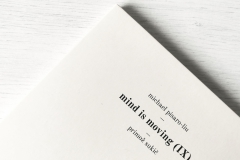 eff-009: Michael Pisaro-Liu – Mind Is Moving (IX)